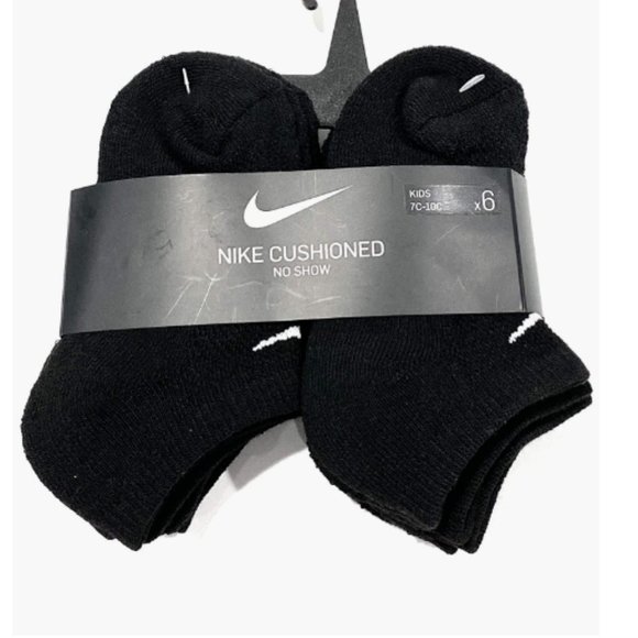 Nike Kid Lightweight No Show Training Socks 6 Pack - Picture 1 of 2